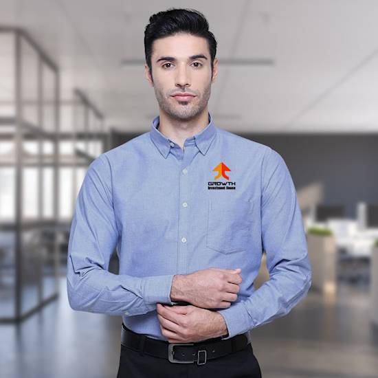 Custom Dress Shirts Personalised Embroidered Office Shirts VistaPrint